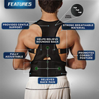 ¿Espalda tensa todo el día? Corrector Postural Magnético — Alivia el dolor y mejora tu postura desde el primer uso
