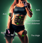 EMS Abdominal Muscle Toning Trainer ABS Stimulator Toner Fitness